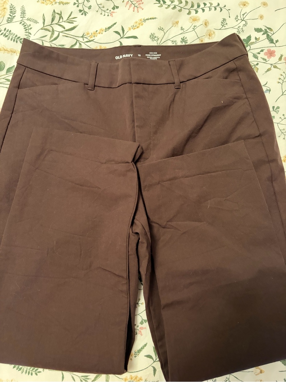 Old Navy womens Dark Brown work pants